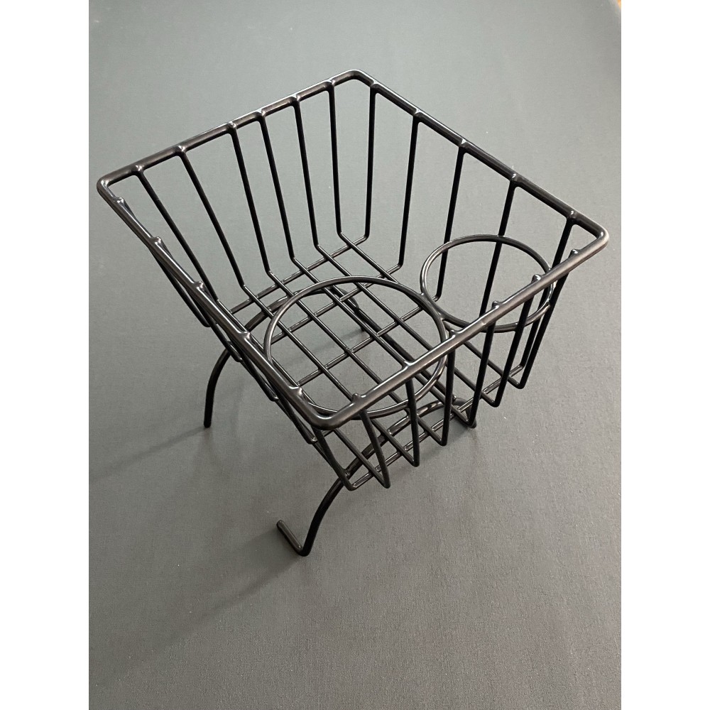 Panier de rangement sur poutre NOIR